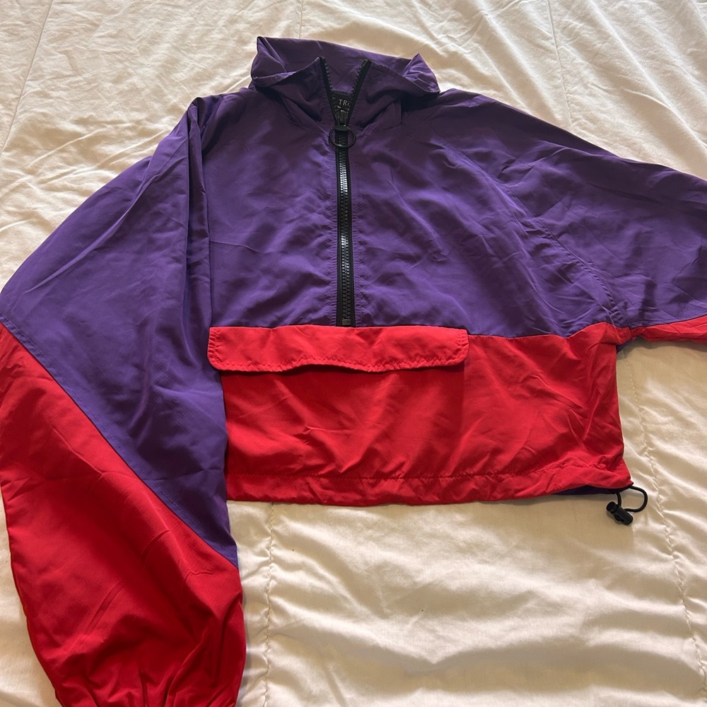 Love Tree Purple Windbreaker Jacket
